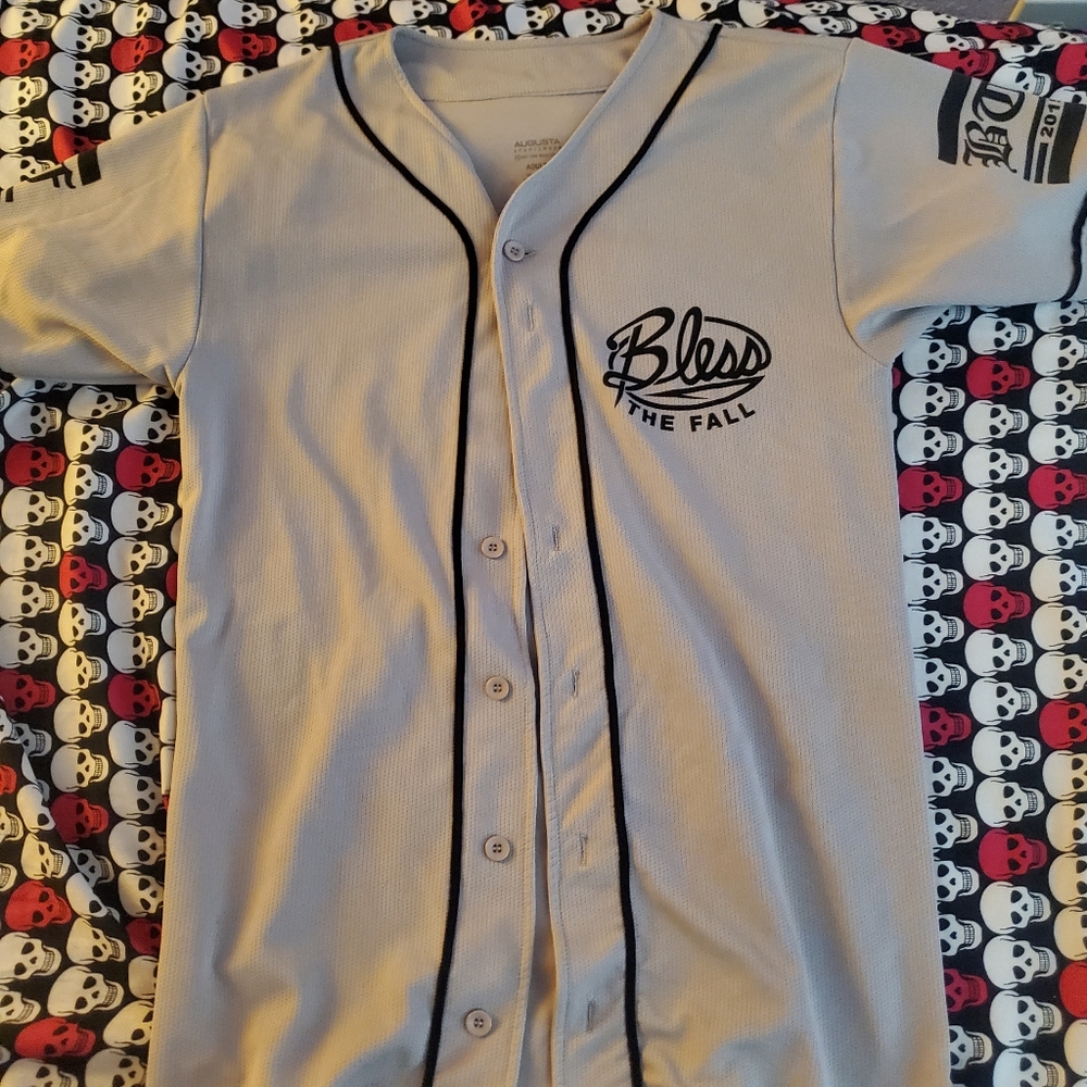 Bless the fall baseball jersey